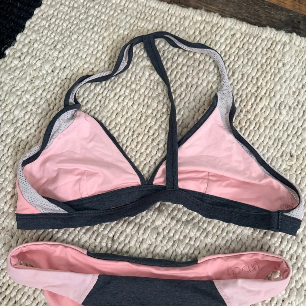 Women's Two-Tone Pink & Charcoal Bikini Set Rip Curl